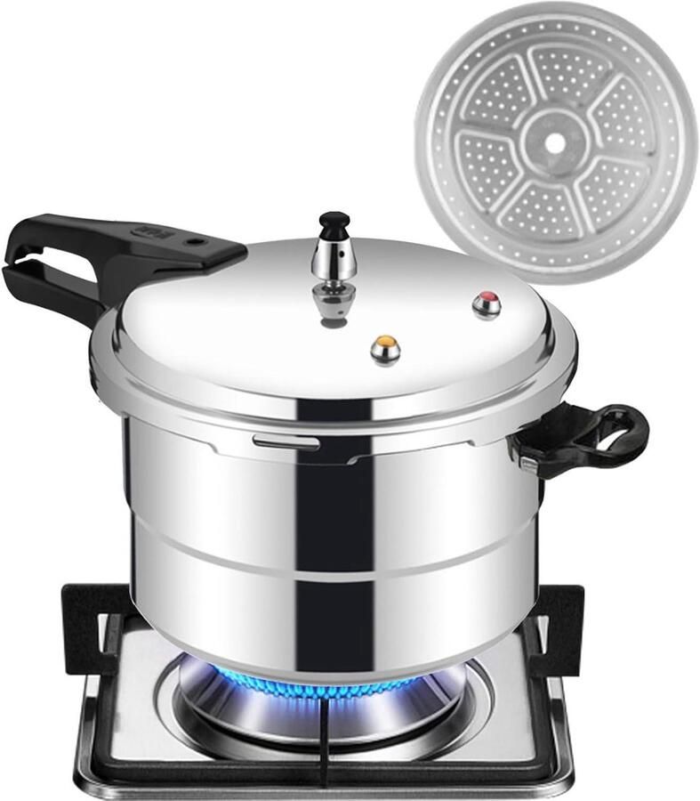 Snelkookpan Drukpan Kookpot Efficiënt Koken Universele Kookplaat Compatibel 5 Liter Enkel kenmerk
