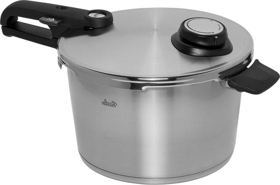 Snelkookpan Drukpan Pan Gezond Koken Roestvrij Staal 8 Liter Zilver