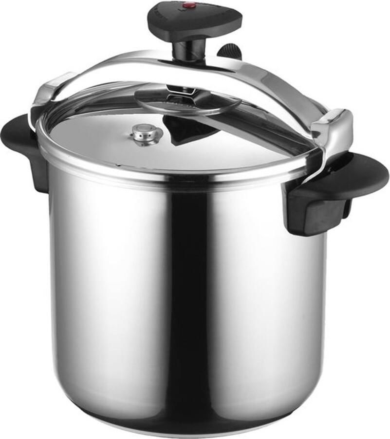 Snelkookpan Drukpan Snel Koken 3 Veiligheidssystemen 14 Liter Metaal