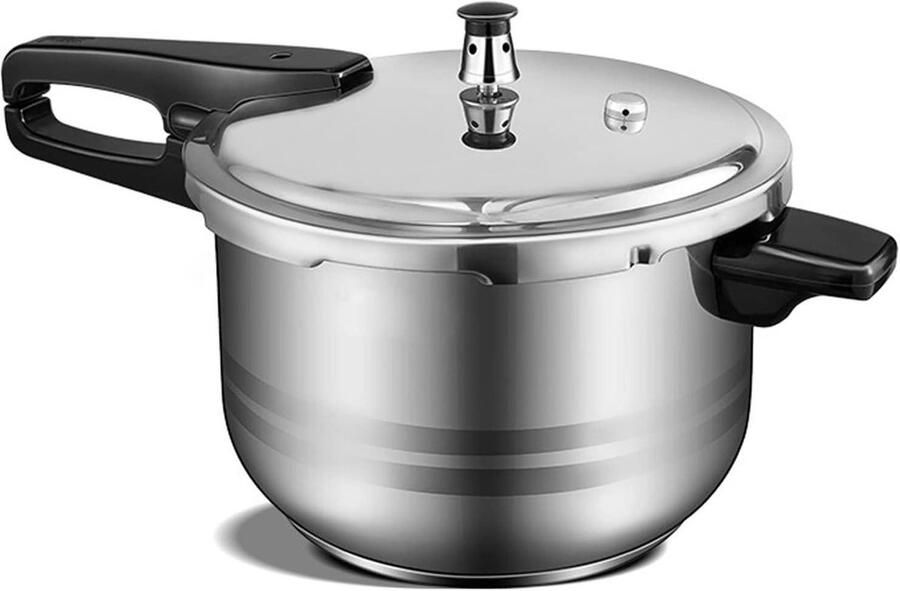 Snelkookpan Drukpan Snel Koken 5-voudige Veiligheidsgarantie 20-26 cm Zilver