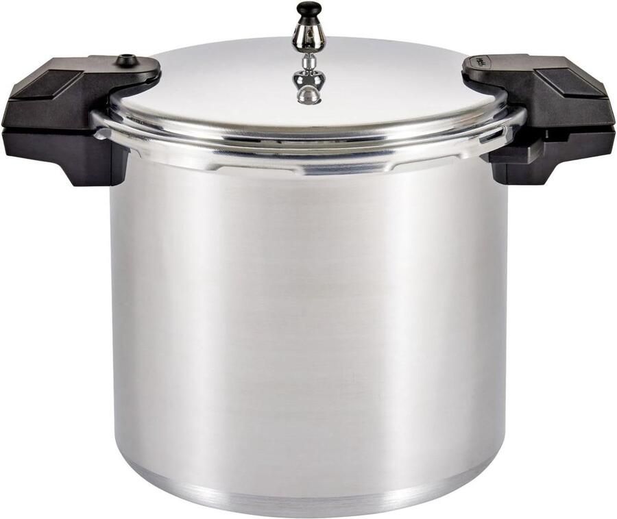 Snelkookpan Drukpan Snel Koken Constante Druk Instelbaar 22 Quarts Zilver
