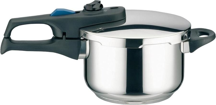 Snelkookpan Drukpan Snel Koken Energie Besparend 27 Liter Metaalkleur