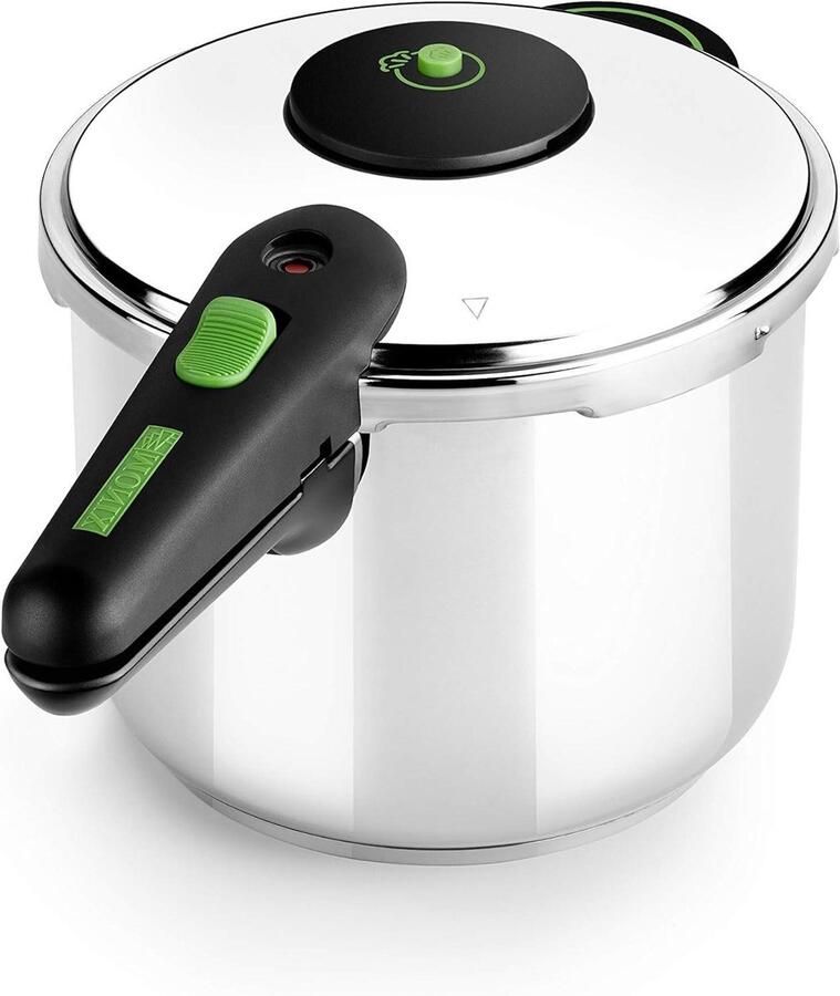 Snelkookpan Drukpan Snel Koken Energiebesparend 7 Liter Metaalkleur