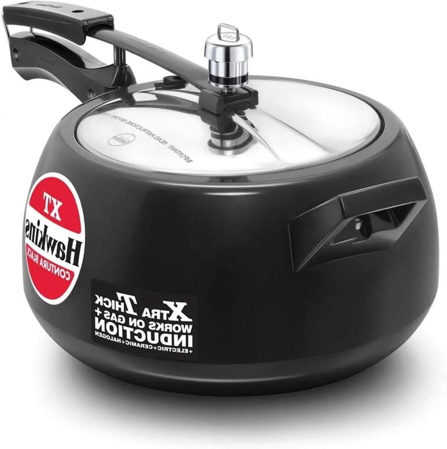 Snelkookpan Drukpan Snel Koken Extra Dikke Bodem 5 Liter Zwart