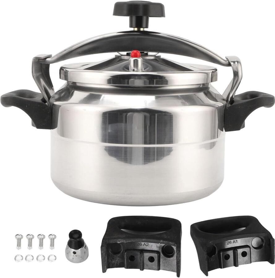 Snelkookpan Drukpan Snel Koken Gelijkmatige Drukverdeling 3 Liter Aluminium
