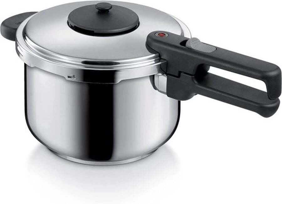 Snelkookpan Drukpan Snel Koken Inductie Geschikt 4 Liter Staal