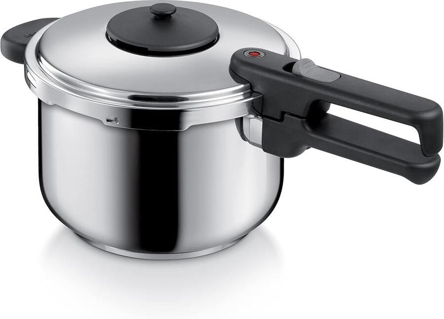 Snelkookpan Drukpan Snel Koken Inductie Geschikt 4 Liter Staal