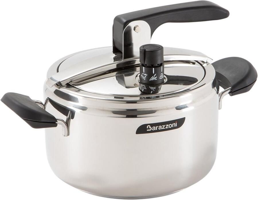 Snelkookpan Drukpan Snel Koken Roestvrij Staal 18 10 7 Liter 22 cm Staal