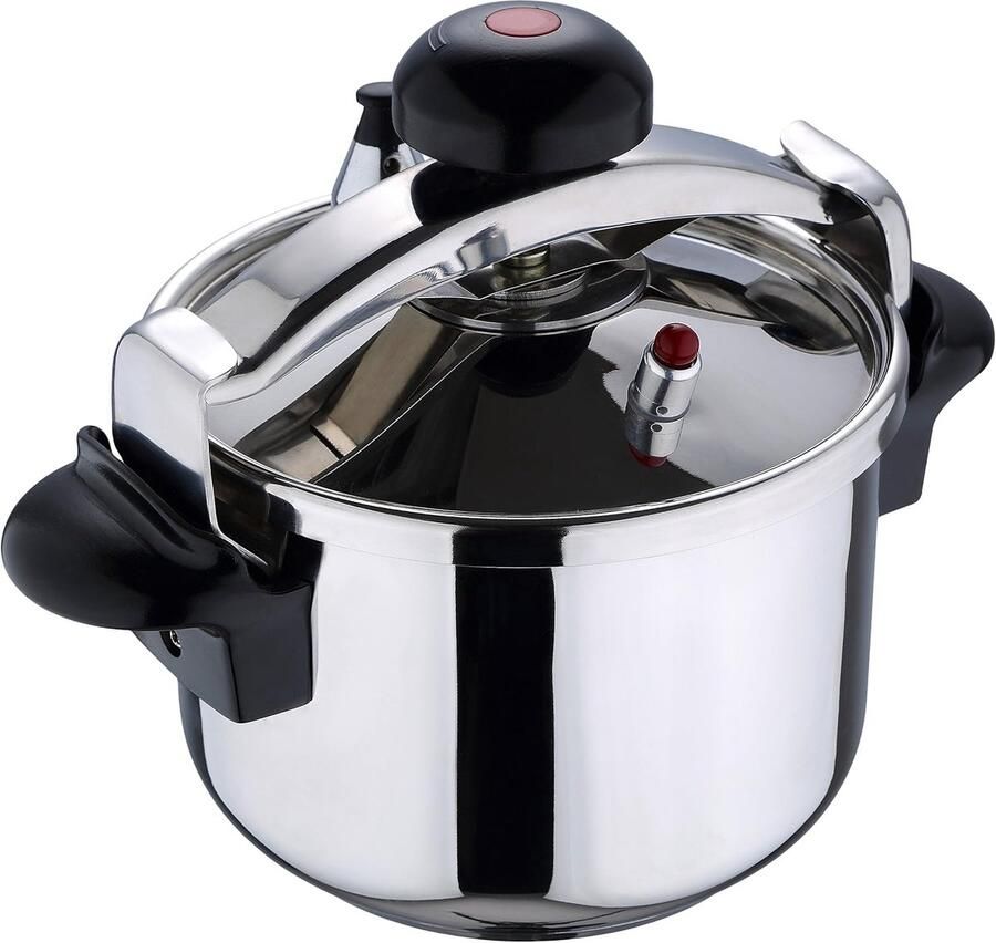 Snelkookpan Drukpan Snel Koken Roestvrij Staal 24 cm 8L Zilver