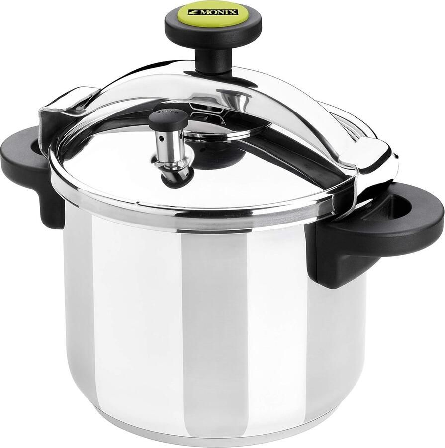 Snelkookpan Drukpan Snel Koken Traditioneel Design 10 Liter Zilver