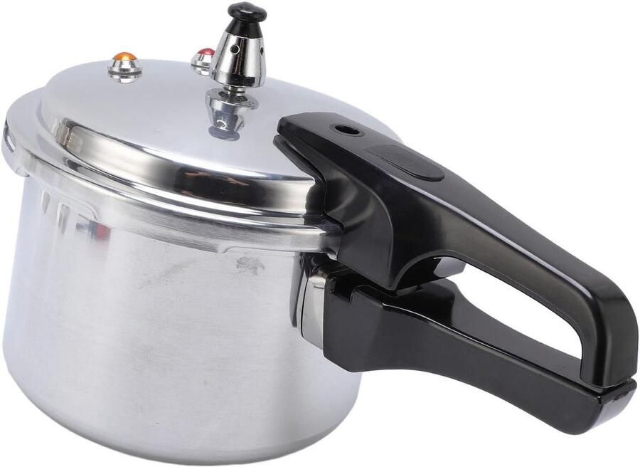 Snelkookpan Drukpan Snel Koken Veiligheidsdeksel 3 Liter Zilver