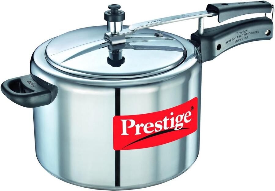 Snelkookpan Drukpan Sneller Koken Behoudt Voedingsstoffen 10 Liter Zilver
