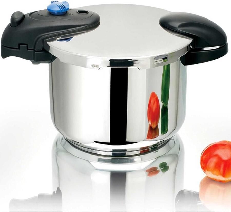 Snelkookpan Drukpan Sneller Koken Veiligheidssystemen 6 Liter RVS