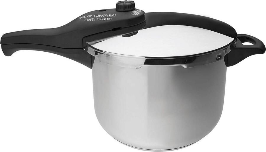 Snelkookpan Drukpan Stoofpan Snel Koken 18 10 Roestvrij Staal 4 L Zilver