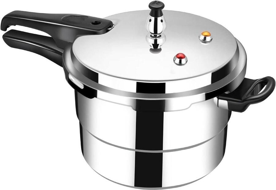 Snelkookpan Drukpan Stoofpan Snel Koken Hogedruk Ontwerp 4L Zilver