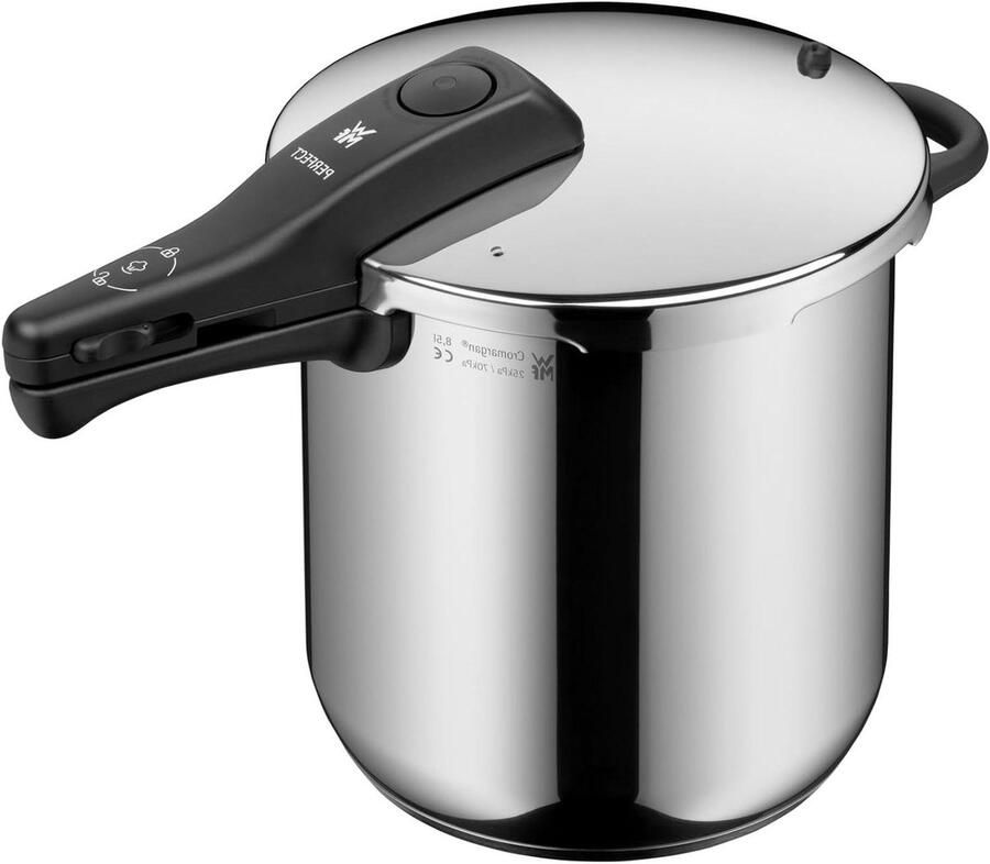 Snelkookpan Drukpan Stoompan Snel Koken 5-Traps Veiligheidsysteem 8.5 Liter Roestvrij Staal