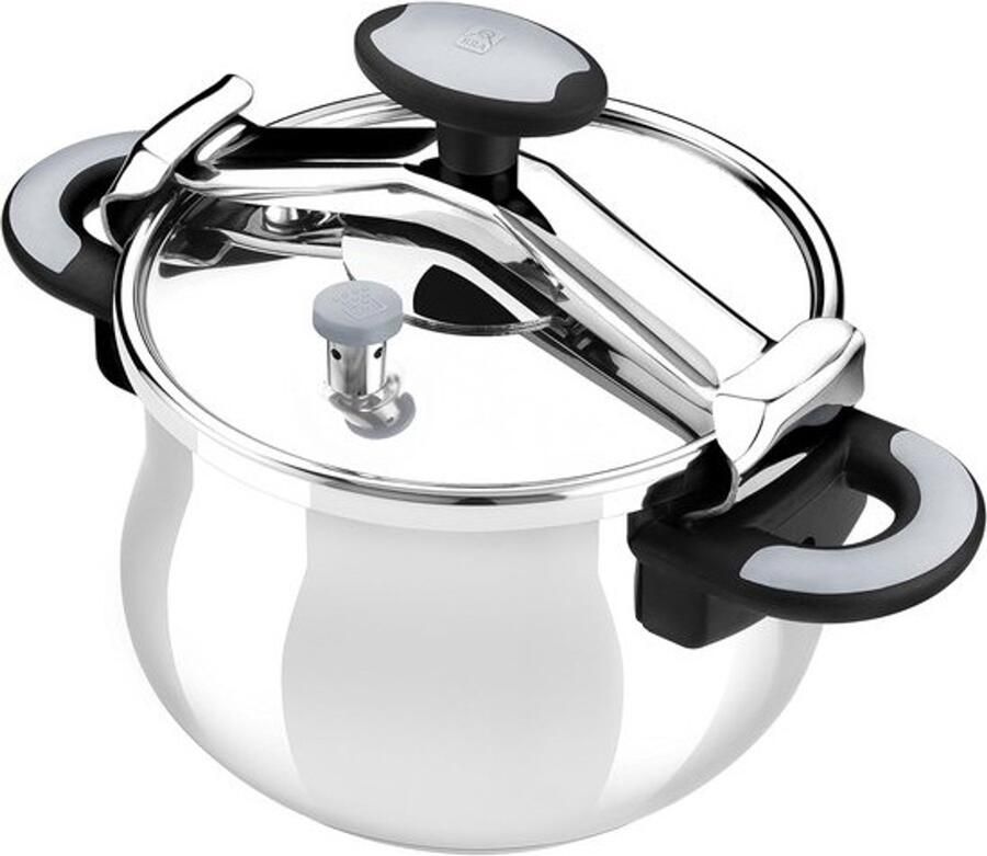 Snelkookpan Drukpan Voor gezond koken Roestvrij staal 11 liter Zilver