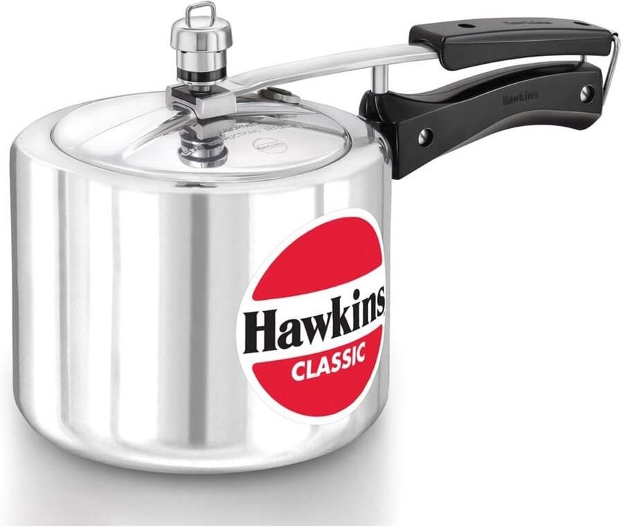 Snelkookpan Druppan Snel Koken Veiligheidsventiel 3 Liter Zilverkleurig