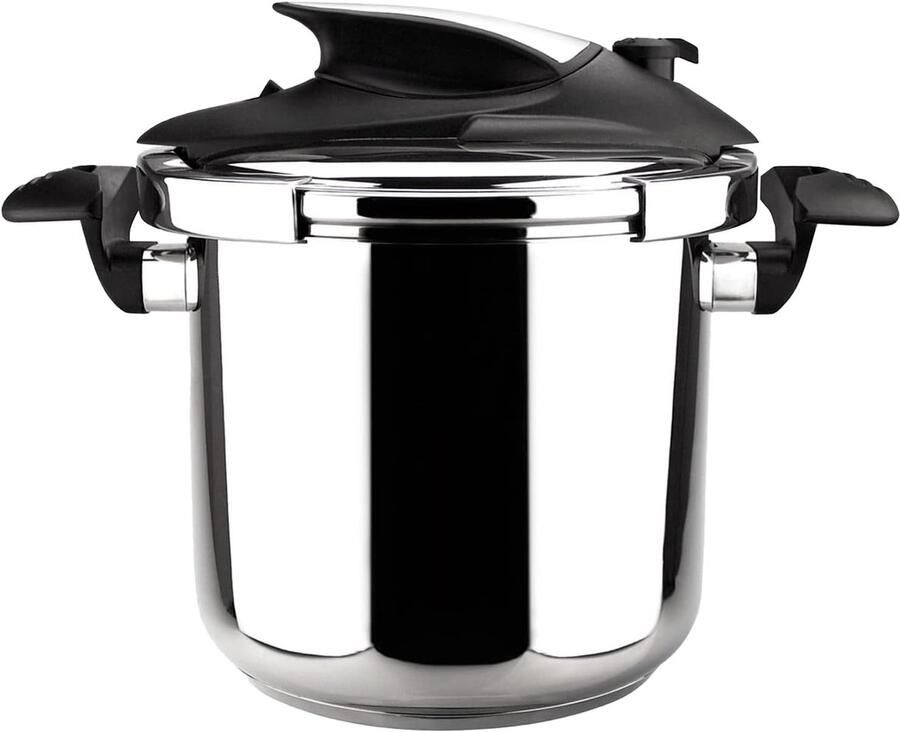 Snelkookpan Druppan Sneller Koken 5 Veiligheidssystemen 6 Liter Metallic