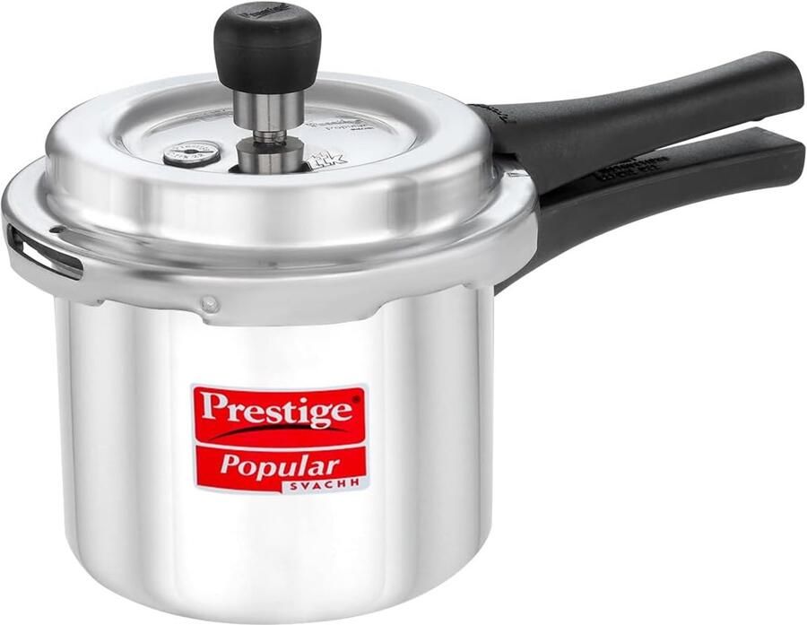 Snelkookpan Druppan Sneller Koken Innovatief Diep Deksel 2 Liter Zilver