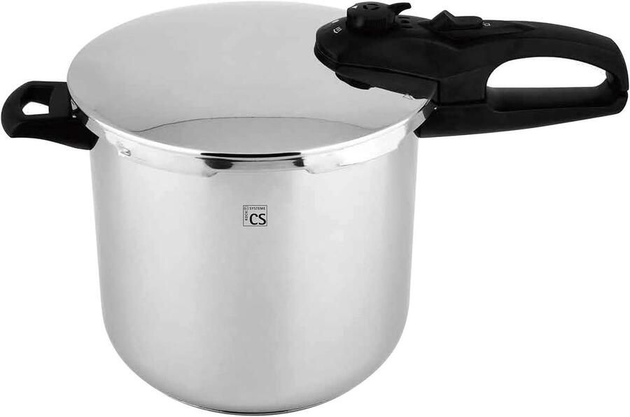 Snelkookpan Grote pan Snel koken Dubbel drukniveau 10 Liter