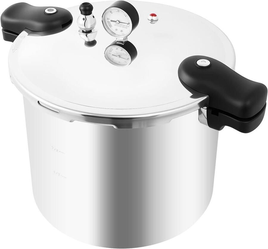 Snelkookpan Grote pan Snel koken Hoge druk 90 kPa 22 liter Zilver