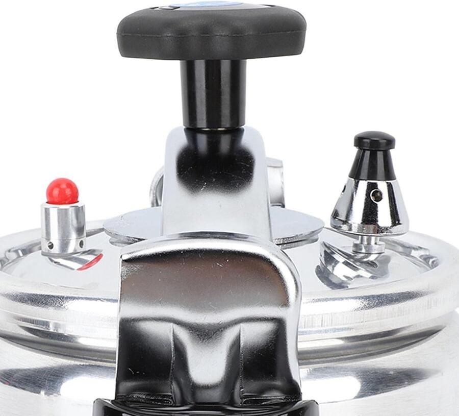 Snelkookpan Grote pan Snel koken Verdikte constructie 4 Liter Zilver