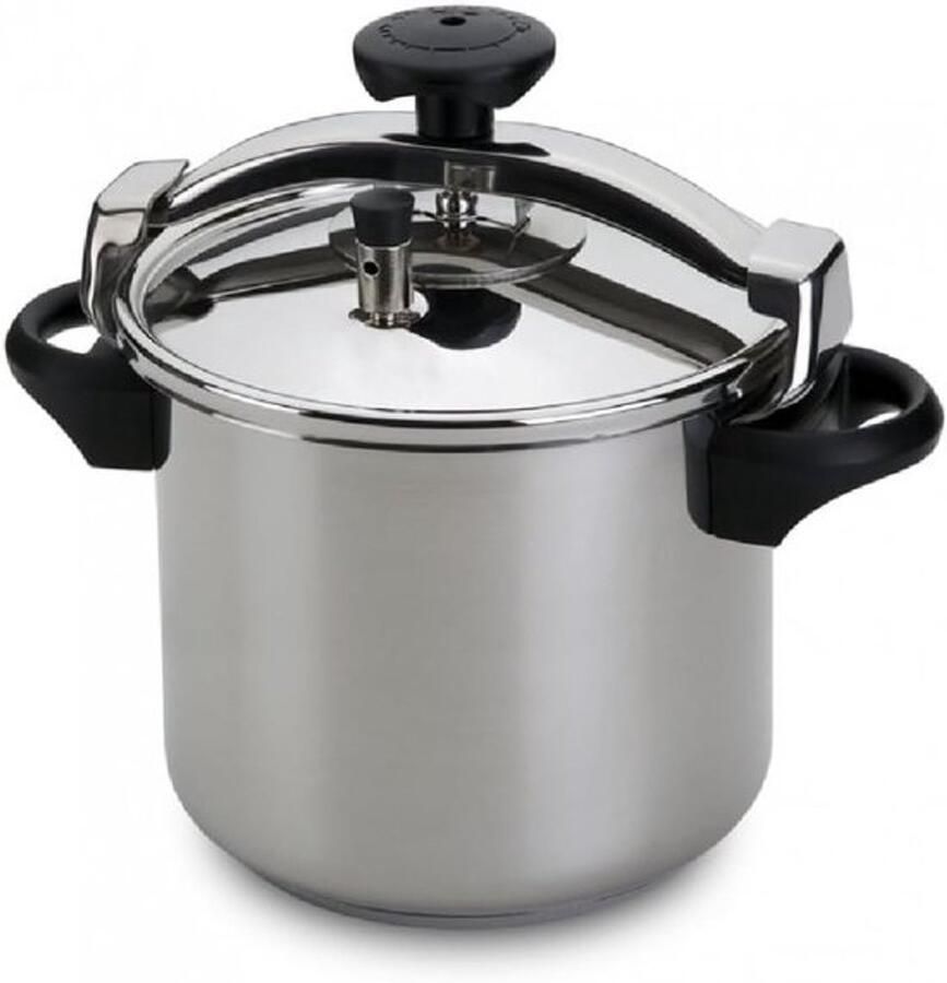Snelkookpan Hoge Druk Pan Snel Koken 12 Liter Capaciteit 10 Liter Zilver