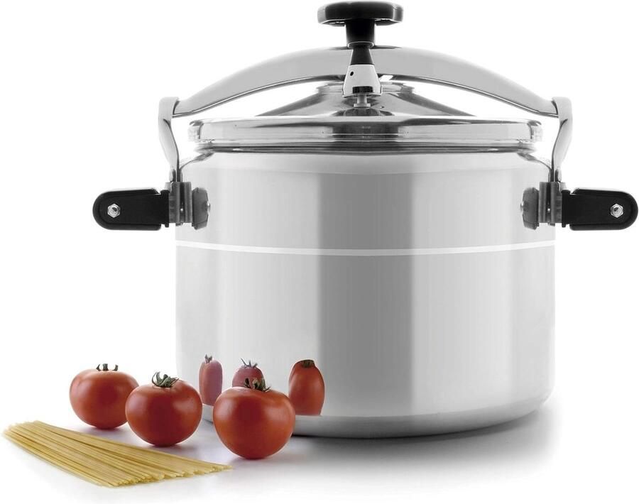 Snelkookpan Klassiek Professionele Pan Snel Koken Pure Aluminium 15 Liter Zilver