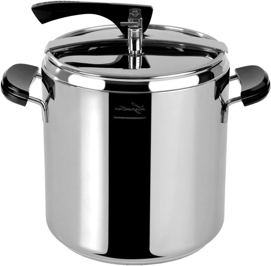 Snelkookpan met mand Drukpan Stoofpan Snel Koken Drielaagse bodem 12 liter 26 cm Roestvrij staal