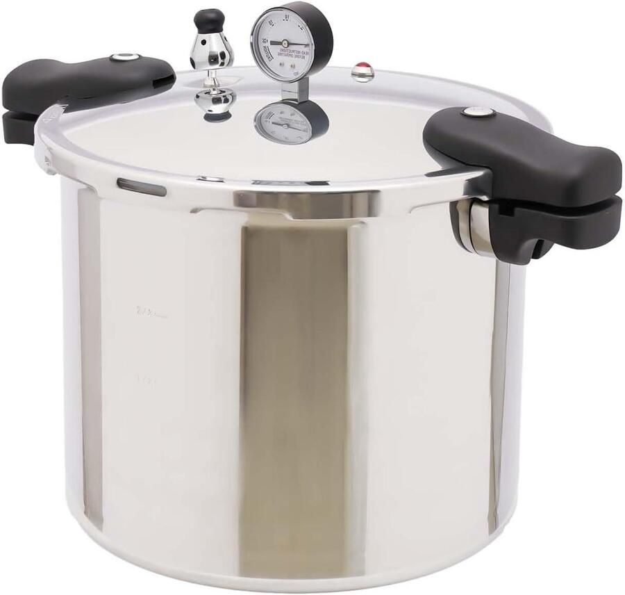 Snelkookpan Multicooker Snel Koken Explosieveilig Ontwerp 22 Liter Zilver