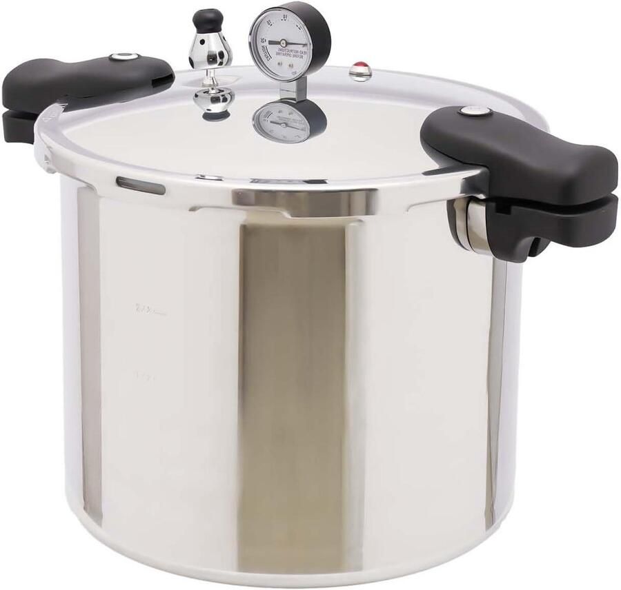 Snelkookpan Multicooker Snel Koken Explosieveilig Ontwerp 22 Liter Zilver