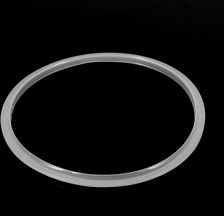 Snelkookpan Pakking Afdichtring Keuken Veilig Koken Voedselveilige Siliconen 22cm Binnendiameter Transparant