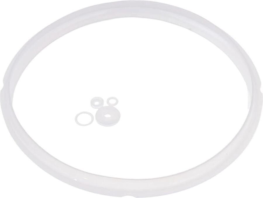Snelkookpan Pakking Afdichtring Vervanging Efficiënt Koken Hittebestendig Siliconen 22cm Binnendiameter Transparant