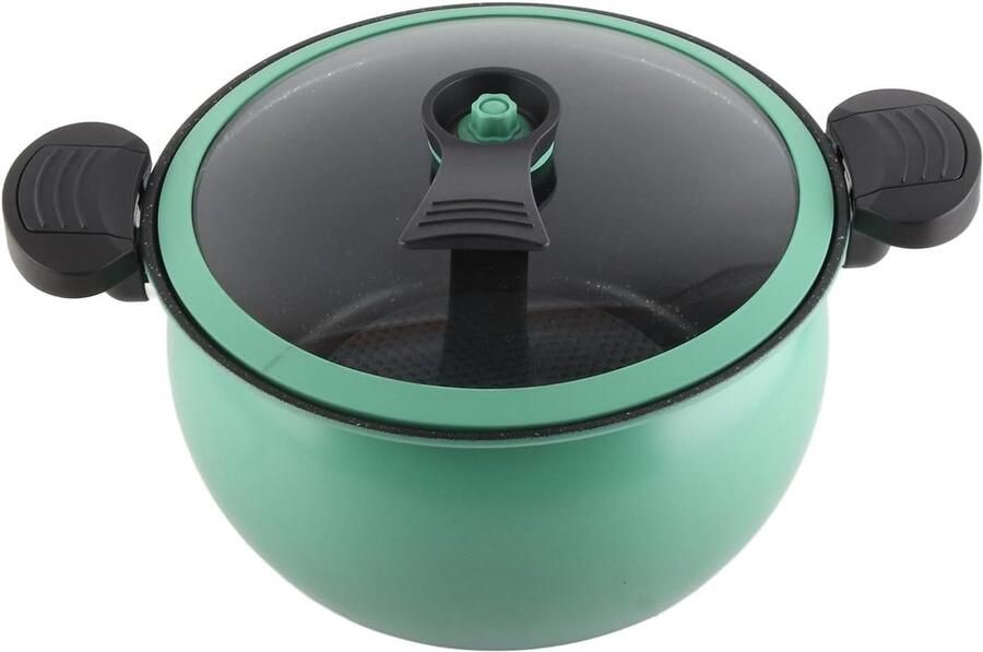 Snelkookpan Praktische pan Veelzijdig koken Antiaanbaklaag 7 liter Groen