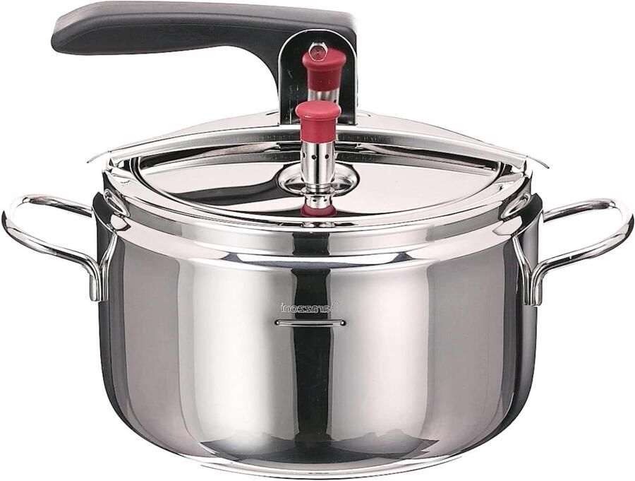 Snelkookpan Drukpan Gezond Koken 3-laags Bodem 5 Liter Zilver