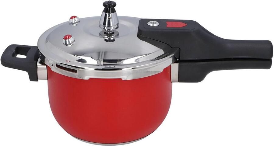 Snelkookpan Roestvrijstaal Soeppan Stoofpan Snel Koken Hoge Temperatuur Bestendig 4 Liter Capaciteit