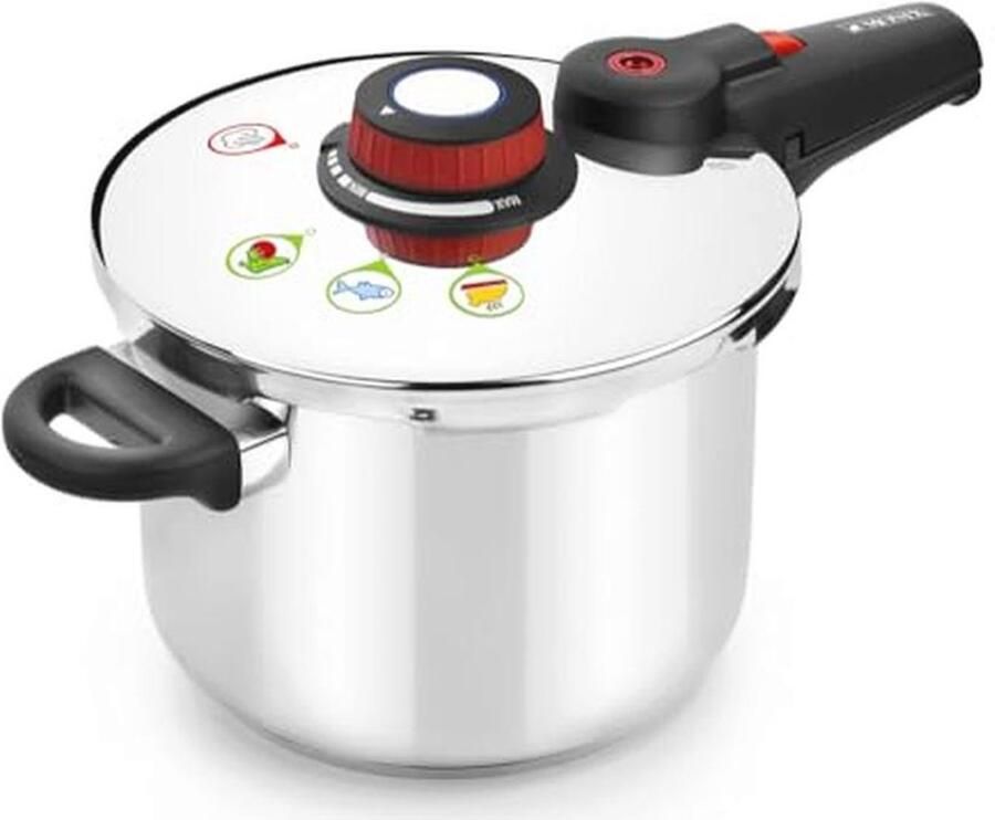 Snelkookpan Rosstvrij Staal 9L Modern en Efficiënt Koken