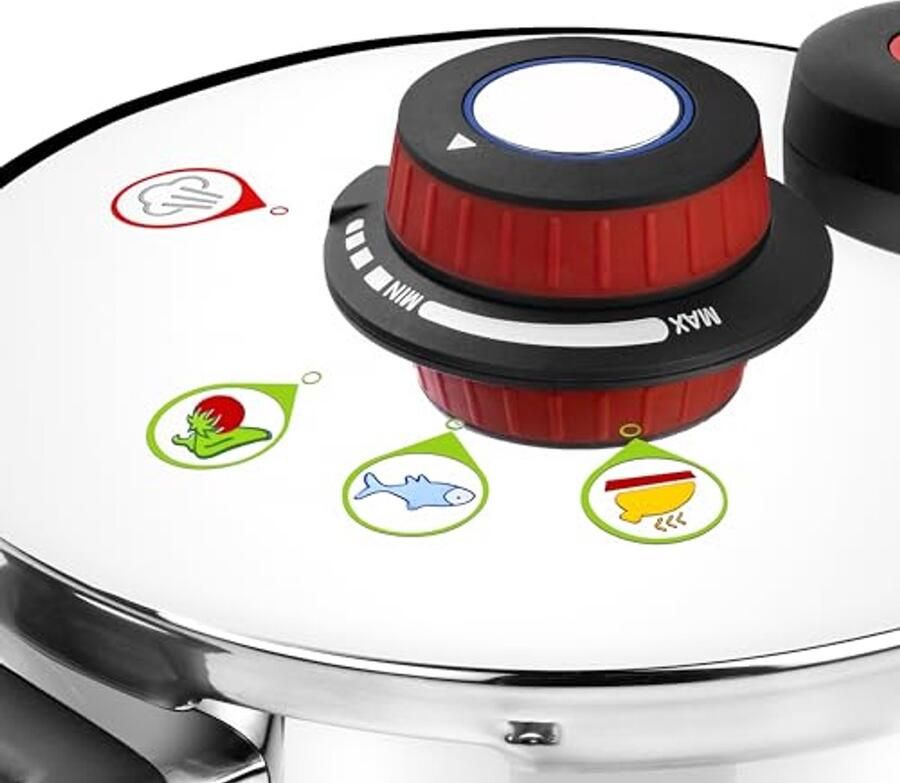 Snelkookpan Rosstvrij Staal 9L Modern en Efficiënt Koken