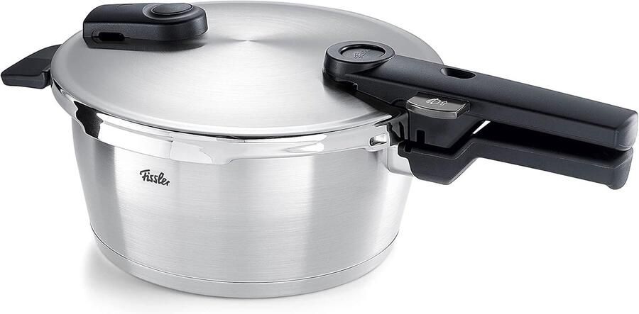 Snelkookpan RVS Drukkoker Keuken Snel Koken Veiligheid Indicator 3.5 Liter 22cm Metallic