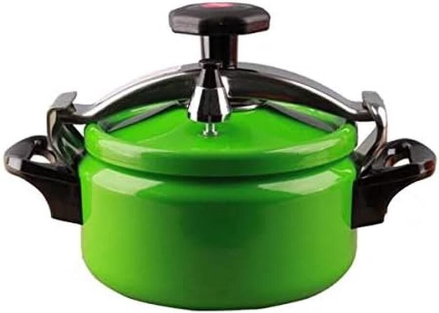 Snelkookpan RVS Drukpan Keukenpan Snel Koken Universele Kookplaat Geschikt 2 Liter Groen