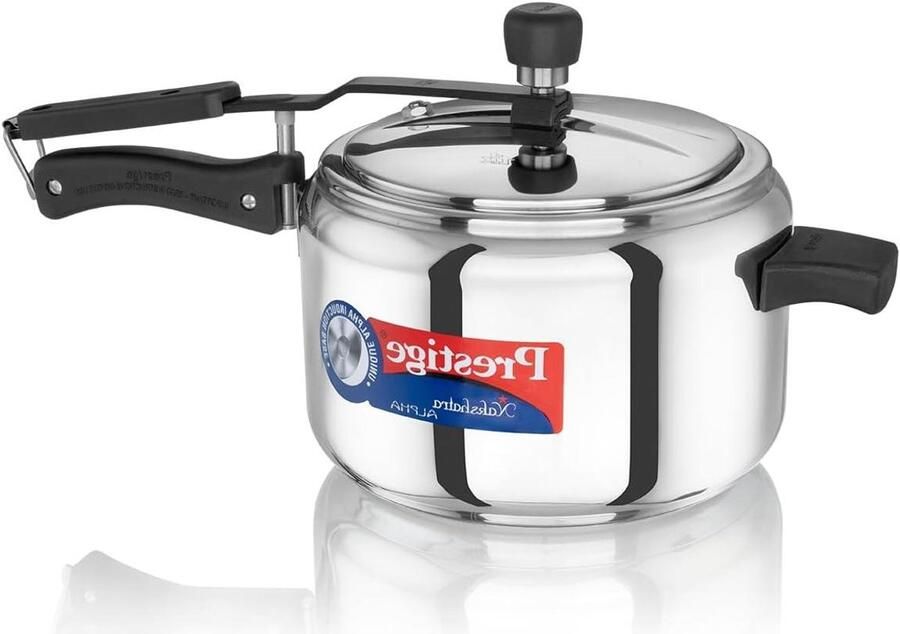 Snelkookpan RVS Drukpan Kookpan Snel Koken Alpha Inductie Basis 5 Liter Zilver