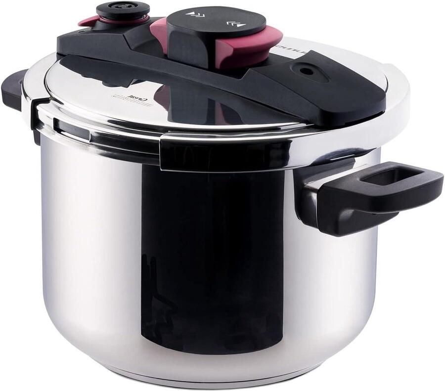 Snelkookpan RVS Drukpan Stoofpan Snel Koken 5 Veiligheidssystemen 6 Liter Inox
