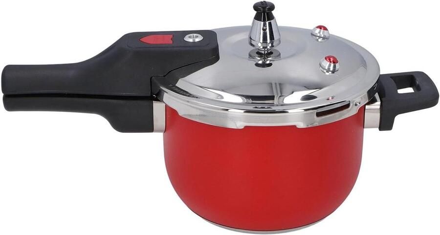 Snelkookpan RVS Soeppan Keuken Snel Koken Hoge Efficiëntie 6 Liter Zilver