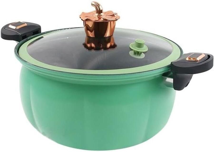 Snelkookpan Soeppan Pasta Pot Snel Koken Grote Capaciteit 8L Groen