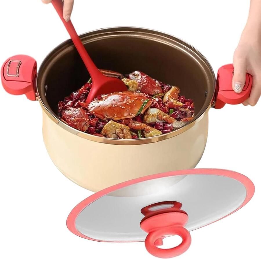 Snelkookpan Stoofpan Kookpan Snel Koken Antiaanbaklaag 26.5x15.5cm