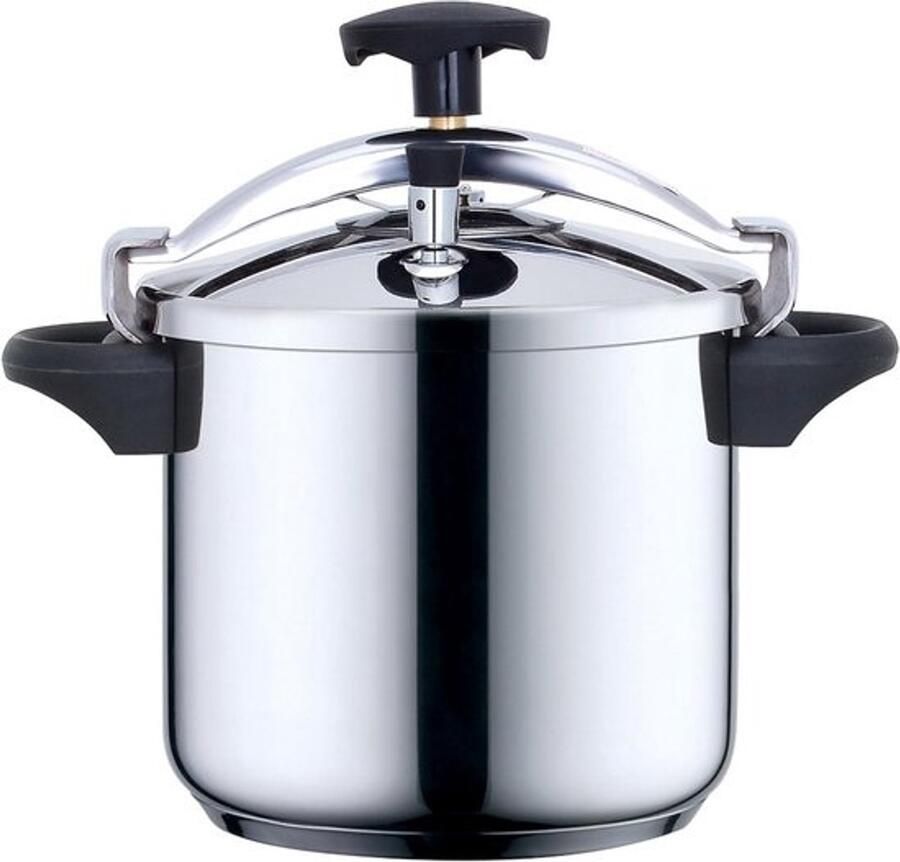 Snelkookpan van 10 liter met stoommand voor inductie
