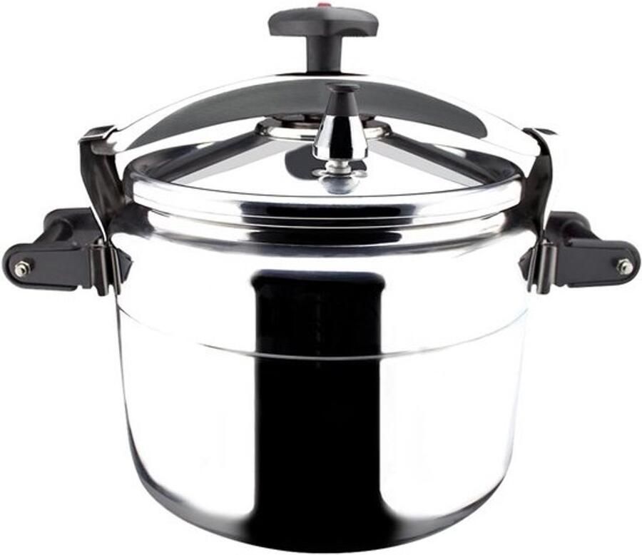 Snelle Kookpan 15 Liter Aluminium RVS Voorzien van Drukventiel