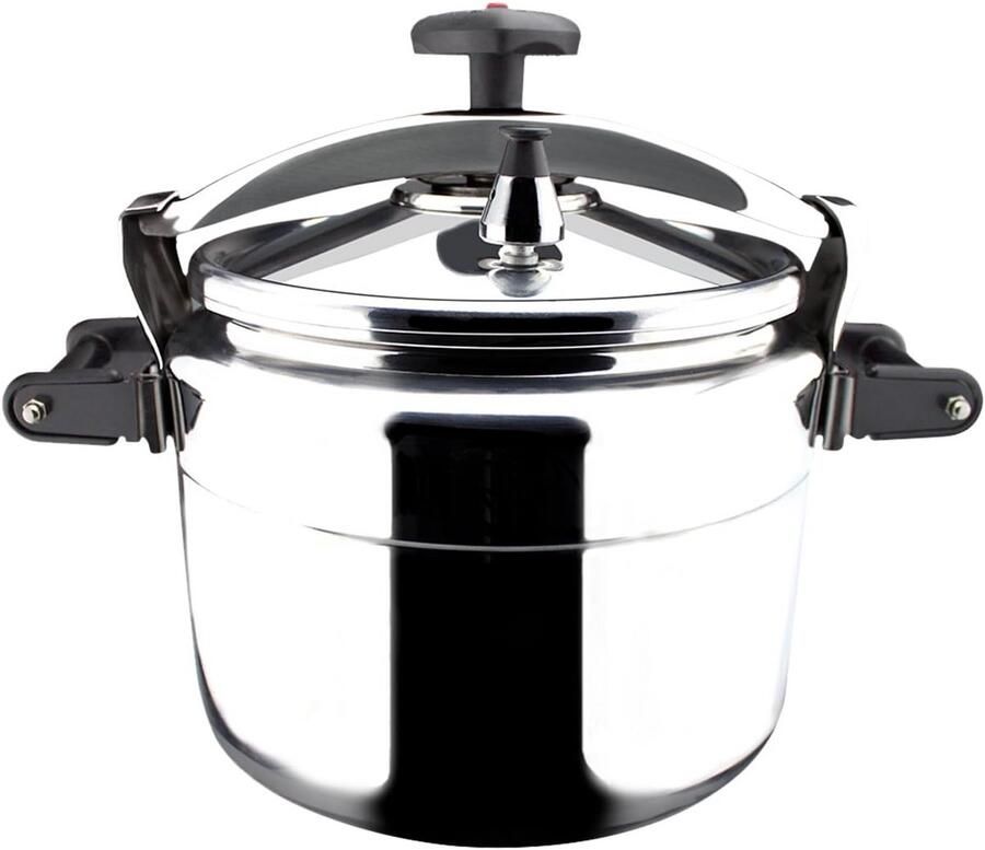 Snelle Kookpan 15 Liter Aluminium RVS Voorzien van Drukventiel