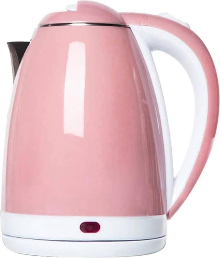 Snelle Waterkoker Snelkook Water Koken En Drinken Koud Aanraak Handvat 2 Liter Capaciteit Roze